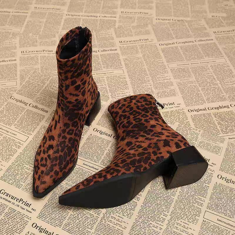 Vintage Fashion Rome - New Low Heel Women Mordern Ankle