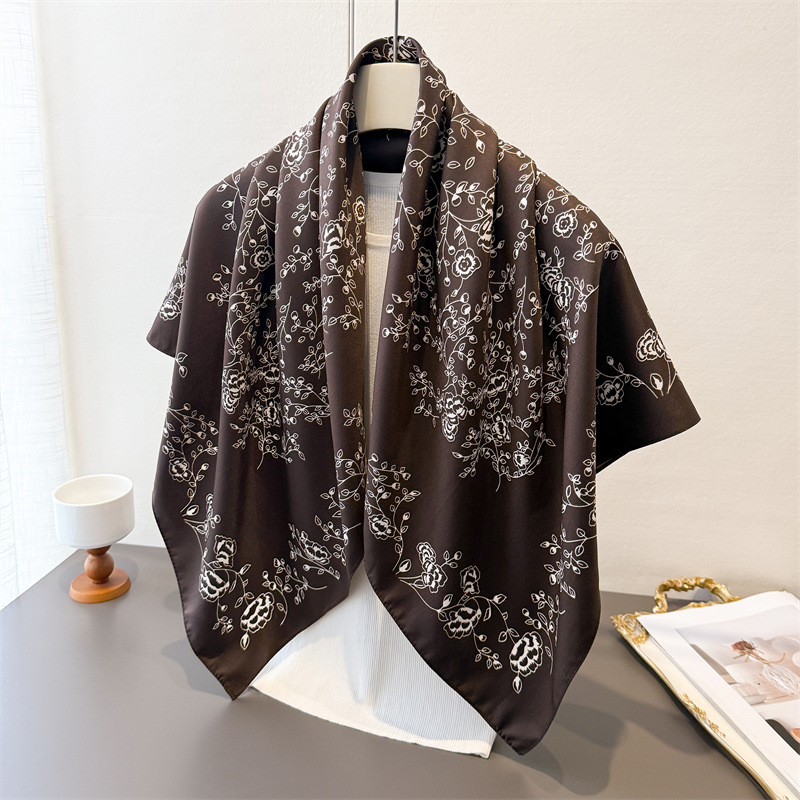 Luxury Vintage 90X90cm Square  - Vintage Fashion Hijab review and price