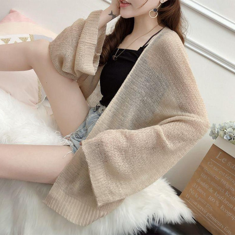 Spring Autumn Sheer Knit Cardi - Crop Cardigan Vintage review and price