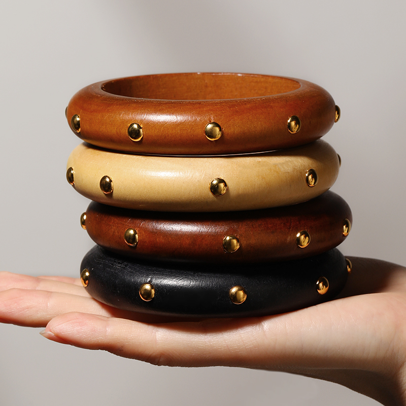 1/4pcs/set  Multi-Color Wooden - Vintage Fashion Looks review and price