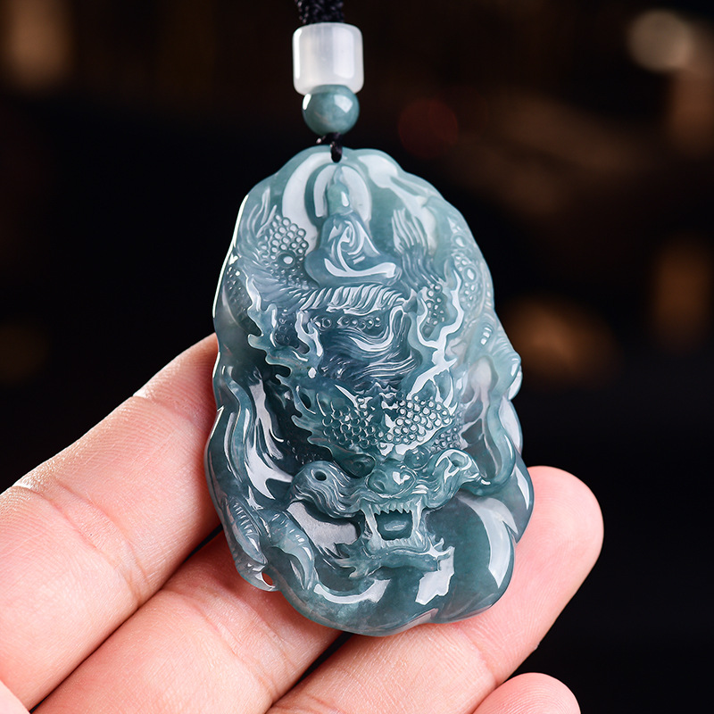 Natural Burmese Jadeite Dragon - Vintage Fashion Jewelry review and price