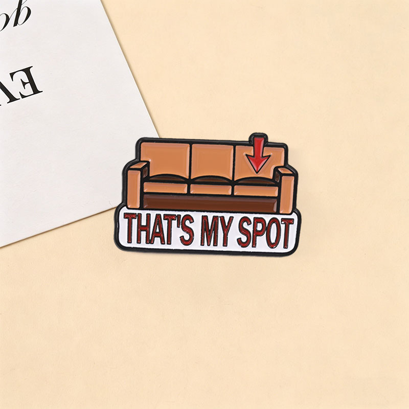 That's My Spot Enamel Pin Vint - Vintage Fashion Quotes review and price