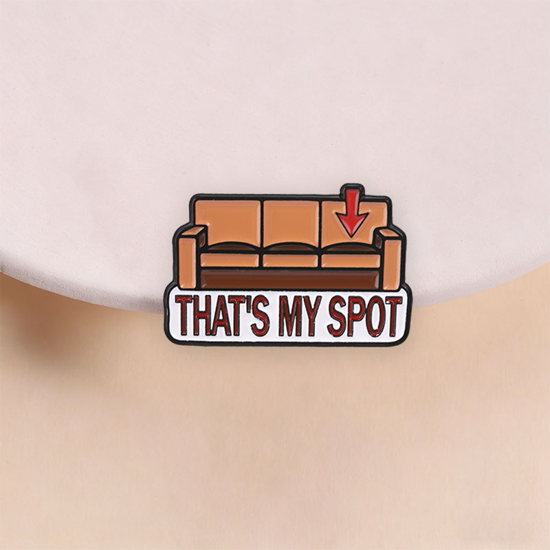 That's My Spot Enamel Pin Vint - Vintage Fashion Quotes review and price
