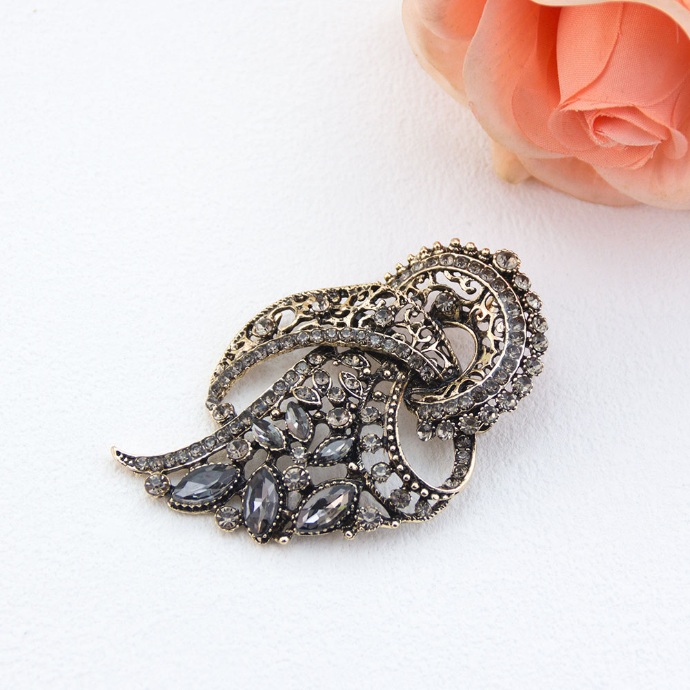 Vintage Gray Crystal Turkish B - Vintage Fashion Hijab review and price