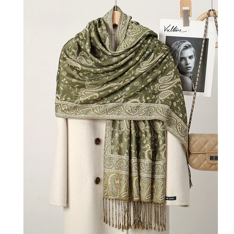 Bohemian Cashew Print Scarf Fo - Vintage Fashion Hijab review and price