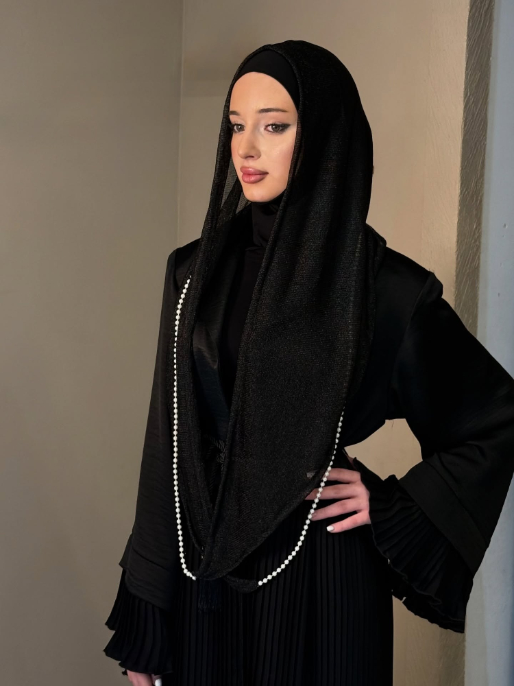 New Dubai Hood Hijab Pearl Lan - Vintage Fashion Hijab review and price