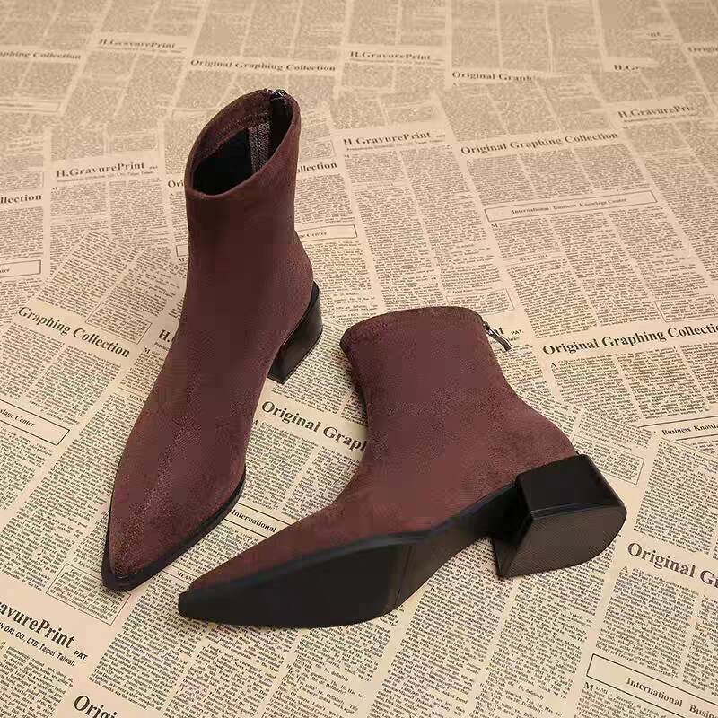 New Low Heel Women Mordern Ank - Vintage Fashion Rome review and price
