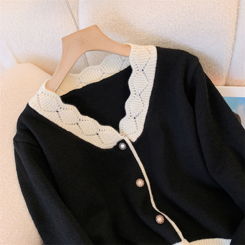 Women's Black Gothic Cropped C - Crop Cardigan Vintage review and price