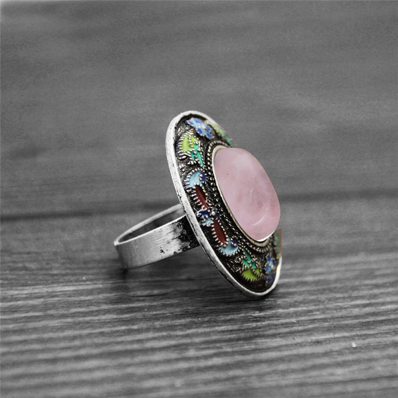 Vintage Oval Quartz Lapis Ring - Vintage Fashion Illustration review and price