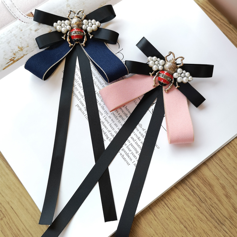 Vintage British Pearl Bee Bow  - Vintage Fashion Boutique review and price