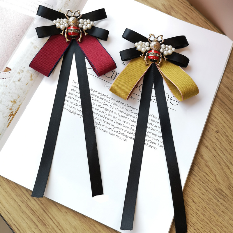 Vintage British Pearl Bee Bow  - Vintage Fashion Boutique review and price