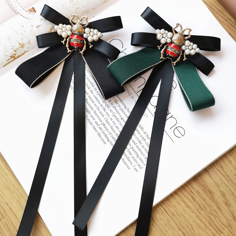 Vintage British Pearl Bee Bow  - Vintage Fashion Boutique review and price