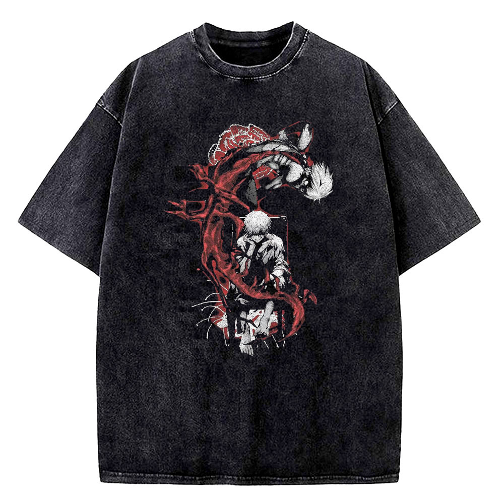 Tokyo Ghoul Vintage Washed cot - Vintage Fashion In Tokyo review and price