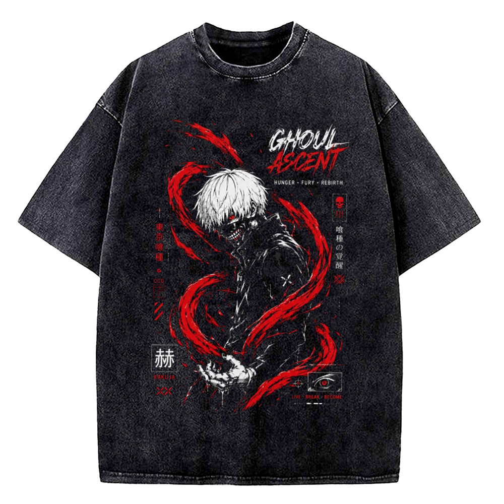 Tokyo Ghoul Vintage Washed cot - Vintage Fashion In Tokyo review and price