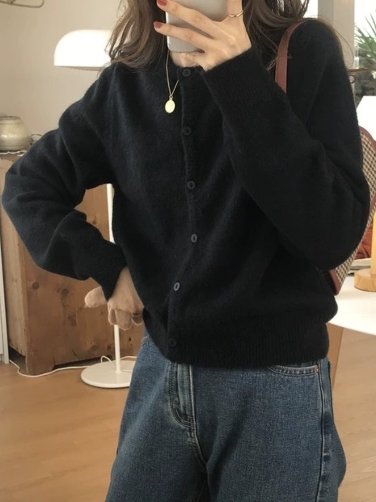 2026 Long Sleeve Vintage Y2k T - Crop Cardigan Vintage review and price