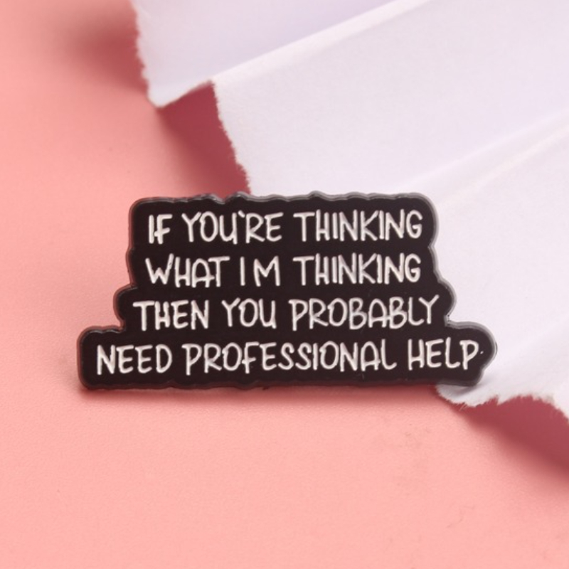 Vintage Funny Humorous Enamel  - Vintage Fashion Quotes review and price