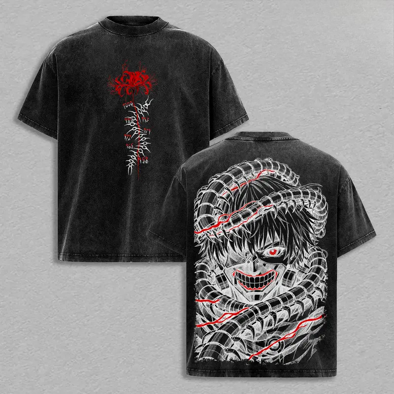 Manga Kaneki Ken Retro T Shirt - Vintage Fashion In Tokyo review and price